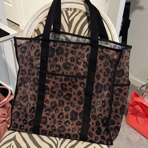 Leopard Print Tote Bag